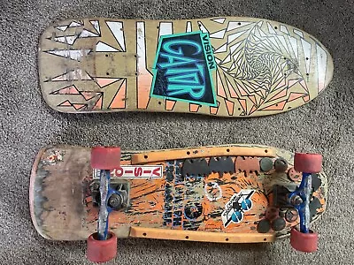 Vintage 80s Vision Gator Mark Rogowski Pro Model And  Lee Ralph Complete • $1600