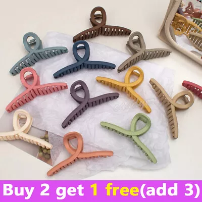 Hair Clips For  Women Strong Large Traditional Clip Claw Jaw Clamp Grip Thick UK • £2.99