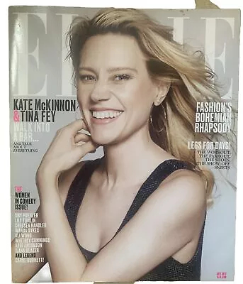 Elle Magazine Kate McKinnon Women In Comedy Issue Fashion Shoes Beauty 2017 • $14.99