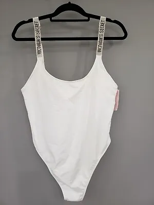 NEW Victoria's Secret Swim One Piece Bathing Suit Swimsuit Beach Solid White • $32