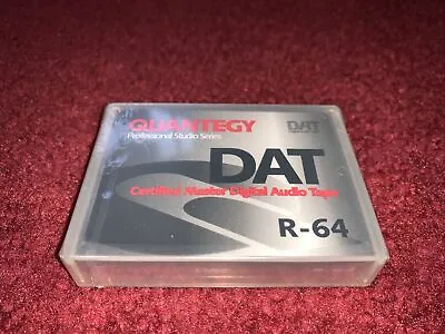 Quantegy Professional Studio Series DAT R-64 Master Digital Audio Tape BRAND NEW • $11.95