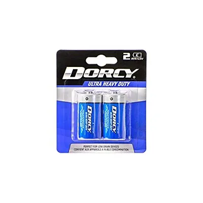 Dorcy 41-1525 Mastercell Super Heavy-Duty C-Cell Alkaline Battery 2-Pack • $6.37
