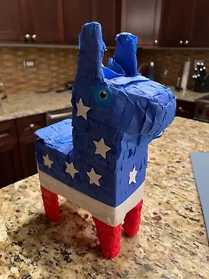 Mini Mexican Pinata Red White & Blue Donkey USA • $2