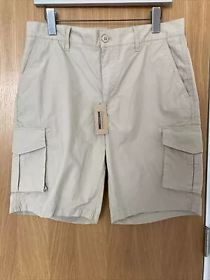 Intimissimi Uomo New With Tags Men’s Cargo Shorts Cotton Beige Size M Rrp£29 • £5.99