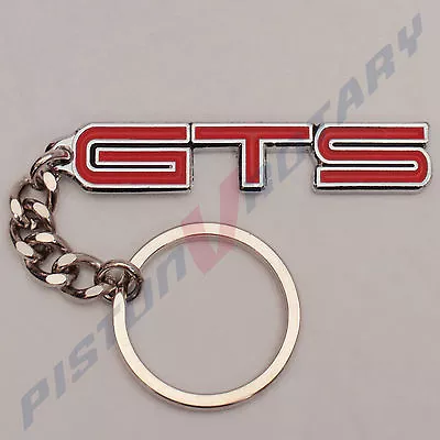 GTS KEYRING KEY CHAIN Badge RED Chrome For HQ HJ HZ HX V8 HOLDEN MONARO • $18.95