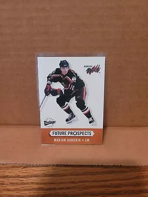 2000 Ud Vintage Future Prospects Rookie Card Marian Gaborik Wild • $1.19