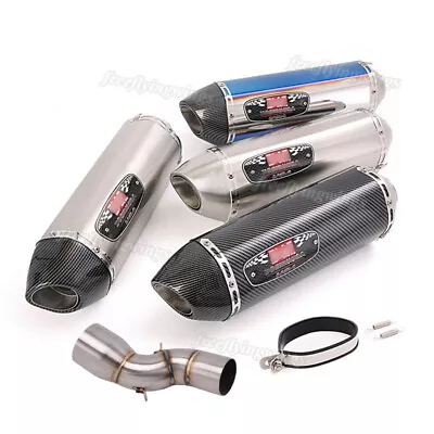 For BMW R1200GS R1200GS Adventure 2013-2019 Slip On Exhaust Muffler Tip Mid Pipe • $165.06