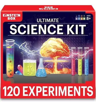 Einstein Box Ultimate Science Experiment Kit For Kids Aged 8-16 STEM Projects • $49.74