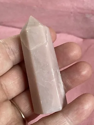 Beautiful Pink Opal Crystal Obelisk 64 Grams And 68.8 Mm Tall • £10