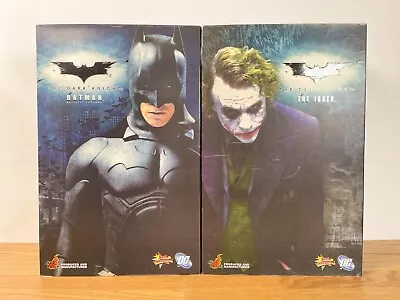 Hot Toys - Batman Original Costume (MMS67) + The Joker (MMS68) W/ Box 1:6 Scale • $529.99