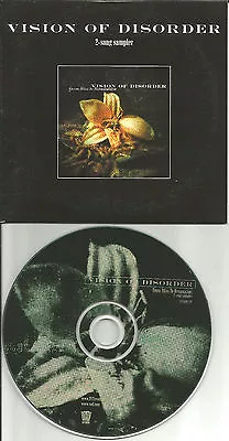 VISION OF DISORDER Living To Die / On The Table 2TRK SAMPLER PROMO DJ CD Single  • $14.99