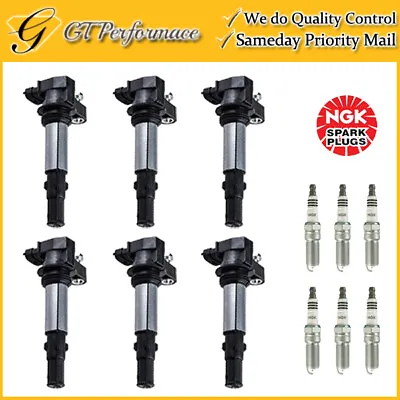 Quality Ignition Coil & NGK Spark Plug 6PCS For LaCrosse/ CTS SRX/ Traverse V6 • $236.03