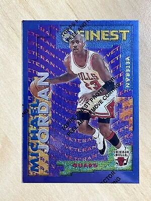 1995-96 Topps Finest Rookie/Veteran Michael Jordan/Jason Caffey RV-20 W/Peel💎💎 • $450