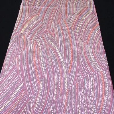 Kimono Fabric Silk 56.5  144cm Vintage Japanese Quilt Handicraft Handmade 738 • $6
