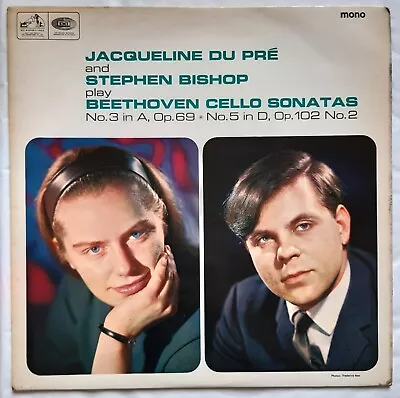 Jacqueline Du PrÉ & Stephen Bishop - Beethoven Cello Sonatas 3/5 - 1966 Uk Mono • £18