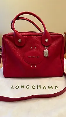 Longchamp New Leather Bag  Gorgeous Red • $459