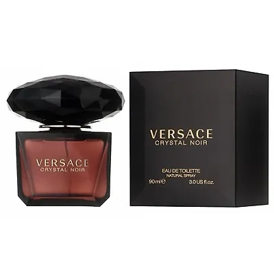 Versace Crystal Noir By Gianni Versace 3.0 Oz EDT Perfume For Women New In Box • $35.99