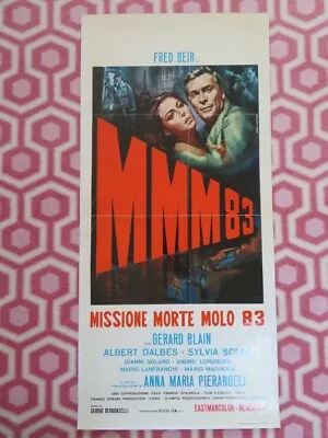 M.M.M. 83 ITALIAN LOCANDINA (27  X 13 ) POSTER GERARD BLAIN ALBERT DALBES 1966 • $18.56