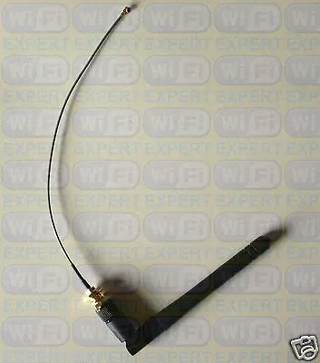 100 X New Dual Band 2dBi Antenna With U.Fl Cable 4inches 2.4ghz/5.8ghz USA • $149.49