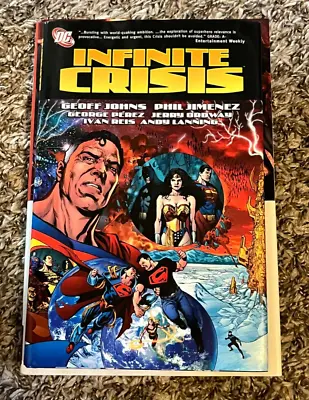 DC Comics Infinite Crisis Hardcover Graphic Novel First Print Johns Jimenez VF+ • $10.99