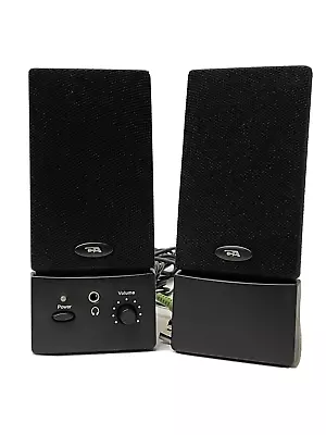 Cyber Acoustics CA-2016 CYBER ACOUSTICS 2.0 SPEAKER SYSTEM  BLACK • $11