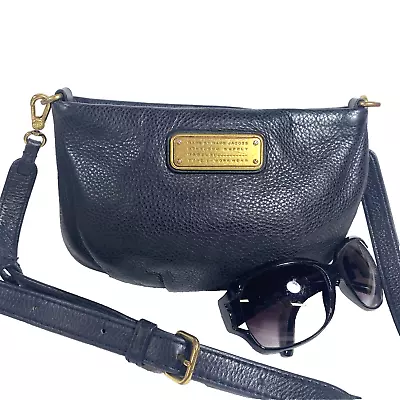 Authentic MARC BY MARC JACOBS Q Percy BLACK Leather Crossbody Bag • $85