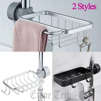 $9.40 • Buy Drain Rack Storage Holder Shelf-Kitchen For Sink Faucet Sponge Soap Bathroom NEW