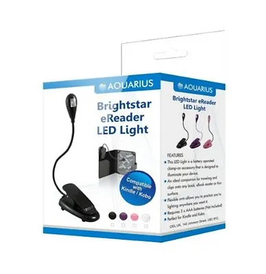 £6.95 • Buy Brightstar Flexible Clip On LED Light For Kindle/Touch 3G/Kobo Touch EReaders
