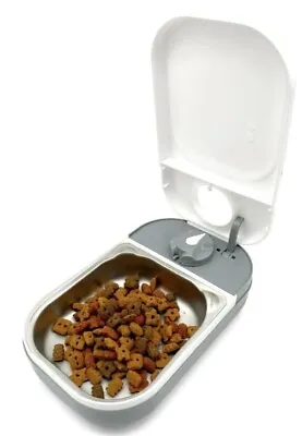 BNIB Closer Pets One-Meal Automatic Pet Feeder W/ Stainless Steel Bowl Insert • $22