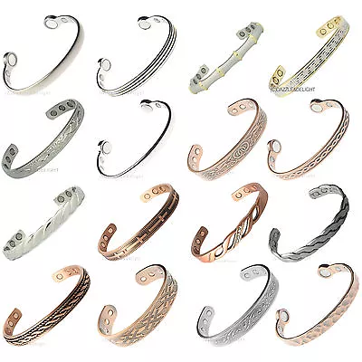 £8.99 • Buy Magnetic Bracelet Copper Bangle Arthritis Aid 70+ To Choose From Uk Stylish Gift