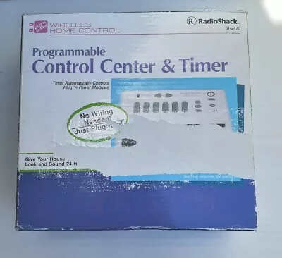 $45 • Buy Radio Shack Programmable X10 Control Center & Timer Clock 61-2470 -New In Box