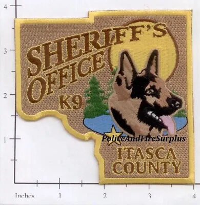 Minnesota - Itasca County Sherrifs Office K-9 MN Police Dept Patch  • $3.99