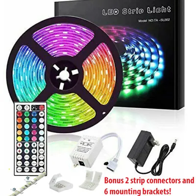 Led Strip Lights 33ft RGB Led Room Lights 5050 Led Tape Lights Color Changing • $17.95