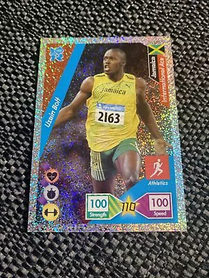 Usain Bolt Trading Card Panini Adrenalyn Xl London Olympics 2012 Athletics • £1.99