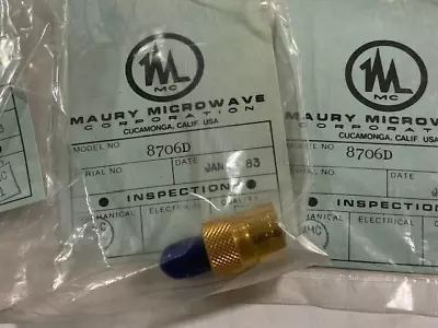 Maury Microwave Precision 8706D Offset 12.4 To 18GHz SMA Female Qty. 4 Pcs. • $55