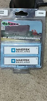 DeLuxe Innovations 40ft Container Maersk Sealand 2-pack • $17.99