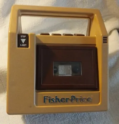 1980 Vintage Fisher Price Volume Play Forward Rewind Record Cassette Player • $37