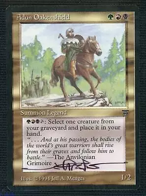 ​Adun Oakenshield [Legends] **Artist Signed** MTG Near Mint!​ • $208.89