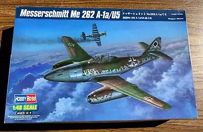 Hobbyboss #80373 1/48 Messerschmitt Me262 A-1a/U5 2011 Jet Fighter MMD Squadron • $24.99