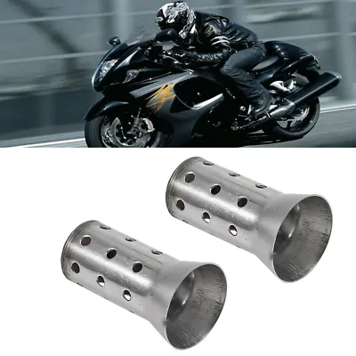 2X 51mm Motorcycle Exhaust Pipe Muffler Insert Baffle DB Killer Silencer • $10.65