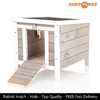 Rabbit Hide Grey Cozy Pet Guinea Pig Hutches Hedgehog Run Tortoise Runs RH02GR • £34.99