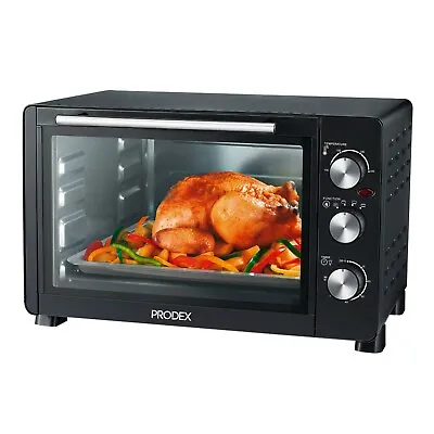 Black Mini Oven & Grill For Counter Top 30 Litre 1500W Prodex PX7030B • £69.99
