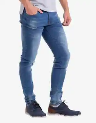 Men's Skinny Stretch Denim Slim Fit Jeans • $23.29