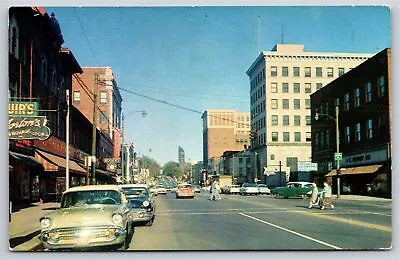 Massillon OH~Downtown Main Street~Hotel~Hardware Store~Rogers Cafeteria~1960s PC • $8.99