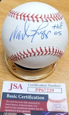 Autographed Wade Boggs  HOF 05  Official Major League Baseball JSA COA • $69.99