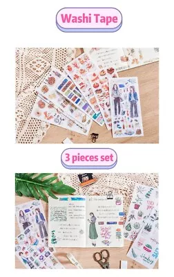 $3.99 • Buy  3xShts /Pack Washi Decor Stickers | Bullet Journal | Scrapbooking | Card Making