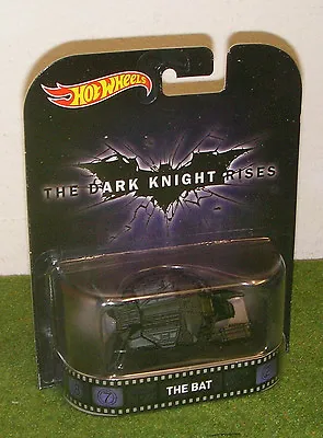 MATTEL HOT WHEELS 1:64th BATMAN THE DARK KNIGHT RISES THE BAT  • £9.99