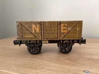 BING  For BASSETT LOWKE UK MARKET O GAUGE 1920s N.E HIGH SIDED OPEN COAL WAGON. • $60