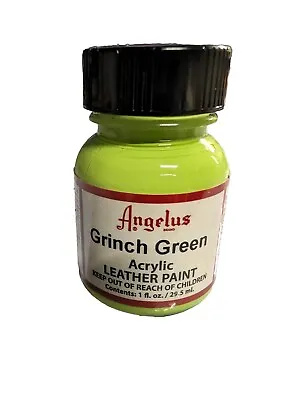 Angelus Brand Acrylic Leather & Vinyl Paint Grinch Green 1 Oz • $7.99