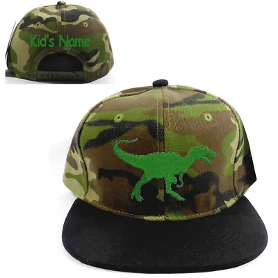 Kid's Favorite Dinosaur Tyrannosaurus T REX Cap Hat Snapback! CAMOUFLAGE CAMO • $18.99